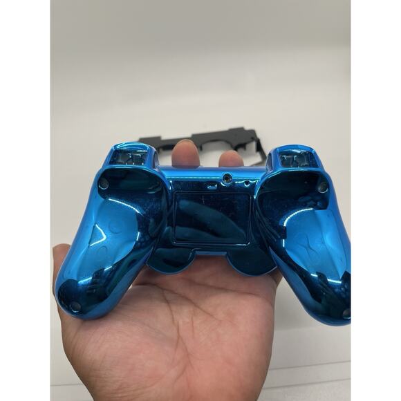 Blue Full Housing Shell Cover & Buttons Kit Replacement For PS3 - Picture 5 of 5